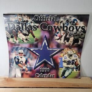 VINTAGE 1996 Official Dallas Cowboys Calendar
